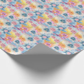 Floral Wrapping Paper Geschenkpapier (Ecke)