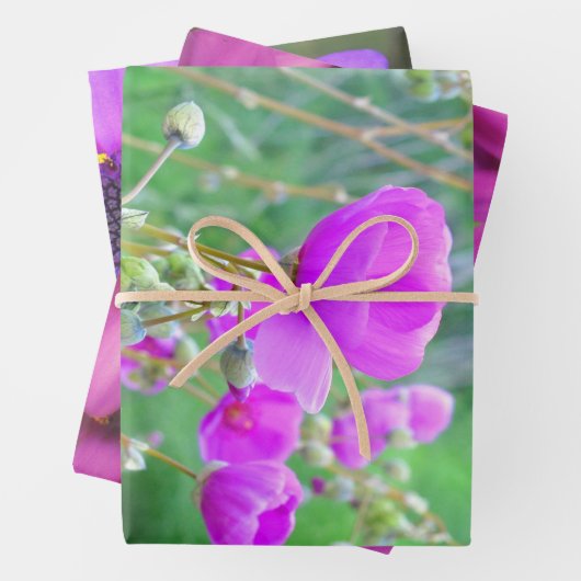 Floral Wrapping Paper Geschenkpapier Set (Beispiel)