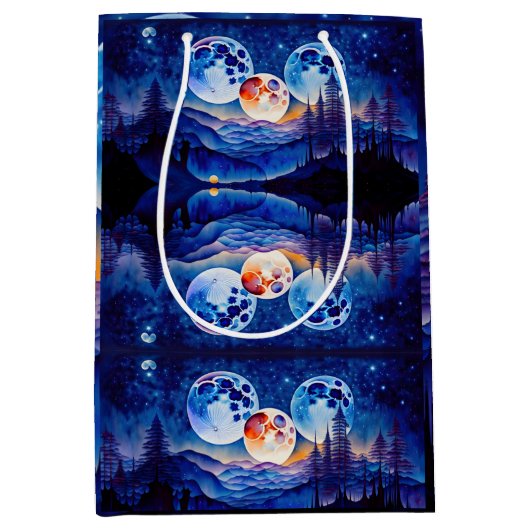 Floral Wrapping Paper Mittlere Geschenktüte (Vorderseite)