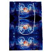 Floral Wrapping Paper Mittlere Geschenktüte (Rückseite)