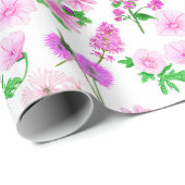 Floral Wrapping Paper - Papel de regalo con flores Geschenkpapier (Rolleneckpunkt)