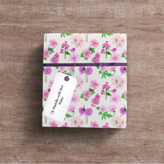 Floral Wrapping Paper - Papel de regalo con flores Geschenkpapier