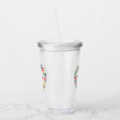 Floral Wreath Acryltrinkbecher (Links)