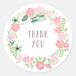 Floral Wreath | Danke Stickers