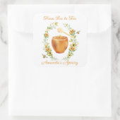 Floral Wreath Honey Pot Bee Sticker (Tasche)