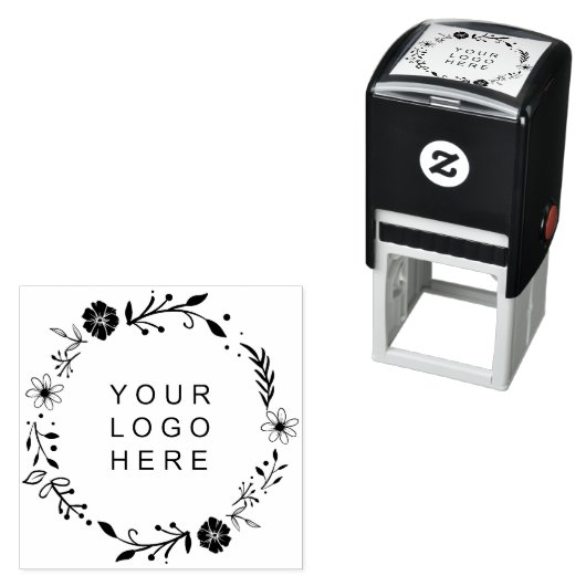 Floral Wreath | Logo für Unternehmen Permastempel (Beispiel)