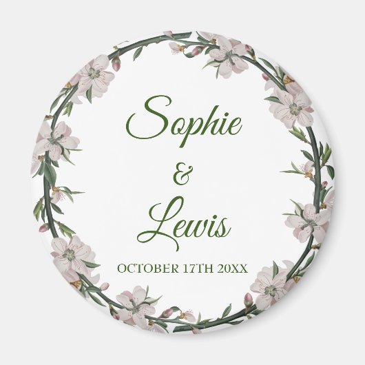 Floral Wreath Magnet (Vorne)