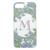 Floral Wreath Monogramm Case-Mate iPhone Hülle (Rückseite)
