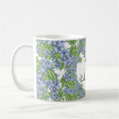 Floral Wreath Monogramm Kaffeetasse (Links)