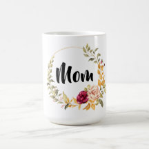 Floral Wreath Monogramm