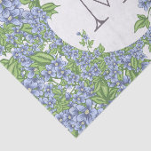 Floral Wreath Monogramm Seidenpapier (Ausschnitt)