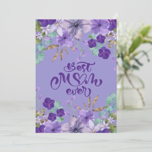 Floral Wreath Mothers Day Foto (Stehend Vorderseite)