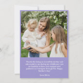 Floral Wreath Mothers Day Foto (Rückseite)