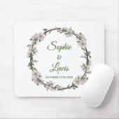 Floral Wreath Mousepad (Mit Mouse)