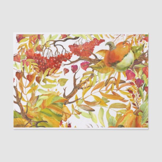 Floral Wreath Seidenpapier (Vorderseite)