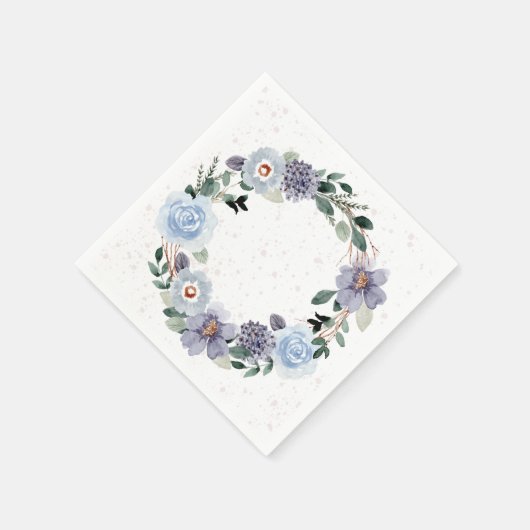 Floral Wreath Serviette (Ecke)