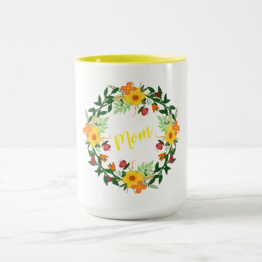 Floral Wreath Tasse (Zentrum)