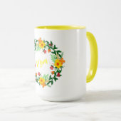 Floral Wreath Tasse (VorderseiteRechts)