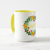 Floral Wreath Tasse (Vorderseite Links)
