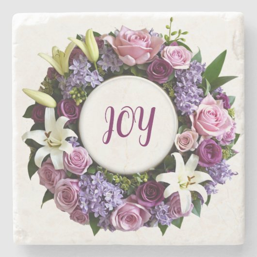 Floral Wreath Untersetzer (Vorderseite)