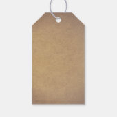 Floral Wreath Wedding Geschenkanhänger (Rückseite)