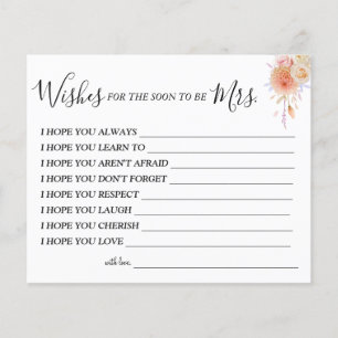 Floral wünscht sich, dass der Bald Frau Card wird Flyer