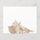 Floral wünscht sich, dass der Bald Frau Card wird Flyer (Hinten)