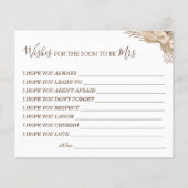 Floral wünscht sich, dass der Bald Frau Card wird Flyer (Vorne)