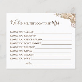 Floral wünscht sich, dass der Bald Frau Card wird Flyer