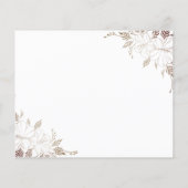 Floral wünscht sich, dass der Bald Frau Card wird Flyer (Hinten)