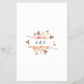 Floral würde sie lieber duschen Spielkarte Flyer (Hinten)