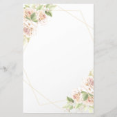 Floral Würden sie lieber eine Spielkarte duschen Flyer (Hinten)