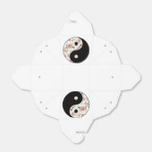 Floral Yin und Yang Geschenkschachtel (Ungefaltet)