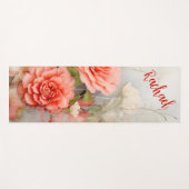 floral yogamatte (Vorderseite (Horizontal))