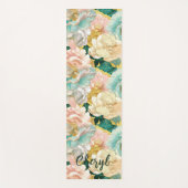 floral yogamatte (Vorderseite)