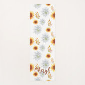 floral yogamatte (Vorderseite)