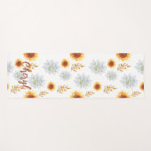 floral yogamatte (Vorderseite (Horizontal))