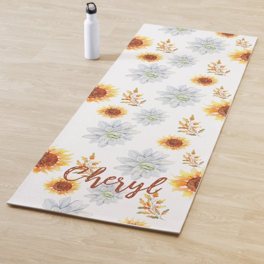 floral yogamatte (Beispiel)