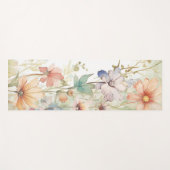 floral yogamatte (Vorderseite (Horizontal))