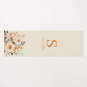 Floral Yogamatte (Vorderseite (Horizontal))
