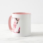 Floral Z Initial Mug | Personalized Name & Traits Tasse (Vorderseite Links)