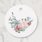 Floral zamzam water nikah muslim wedding geschenkanhänger (Rückseite)