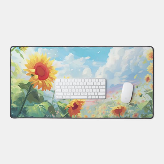 Floral Zen Schreibtischunterlage (Tastatur & Maus)