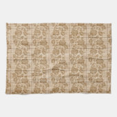 Floral zu Wood Popular Geschenk Geschirrtuch (Horizontal)