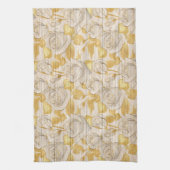 Floral zu Wood Popular Geschenk Geschirrtuch (Vertikal)