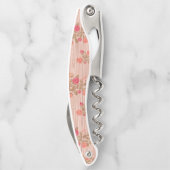 Floral zu Wood Popular Geschenk Kellnermesser (Rückseite)