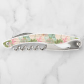 Floral zu Wood Popular Geschenk Kellnermesser (Rückseite)