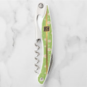 Floral zu Wood Popular Geschenk Kellnermesser (Vorderseite)