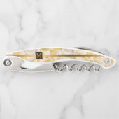 Floral zu Wood Popular Geschenk Kellnermesser (Vorderseite)