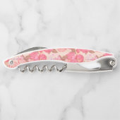 Floral zu Wood Popular Geschenk Kellnermesser (Rückseite)